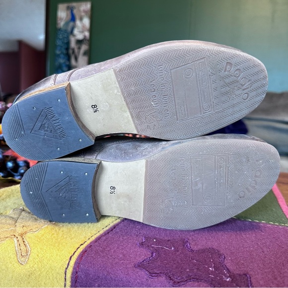 Fluevog Radio CBC Leather & Suede Derby Shoe in Brown Leather - Picture 8 of 11